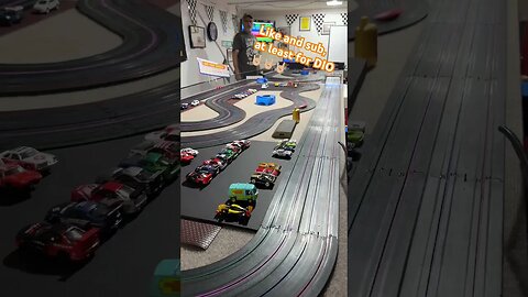 Sub for DIO! Like for Gale Force! 😂😂 #slotcar #hoslotcars #racingcar #slotracing