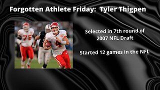 Forgotten Athlete Friday #141: Tyler Thigpen