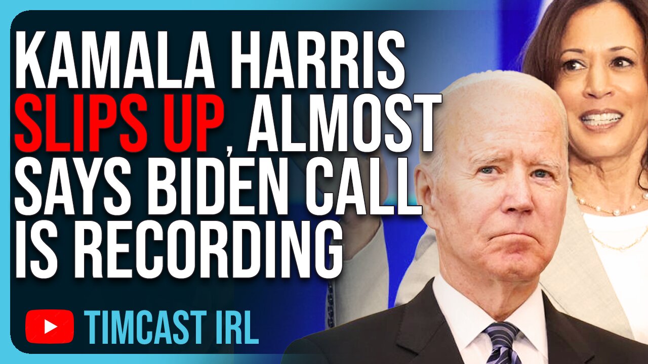 Kamala Harris SLIPS UP, Almost Says Biden Call Is RECORDING, Internet ...