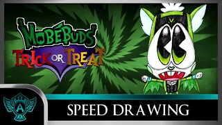 Speed Drawing: MobéBuds Trick or Treat - Ecovamp | A.T. Andrei Thomas 2022