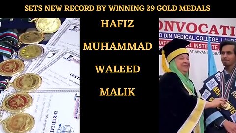 Waleed Malik | Doctor | Gold Medalist