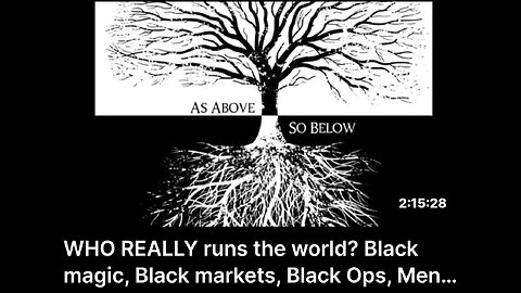 WHO IS REALLY RUNNING THE WORLD, BLACK MAGIC & ARMEGEDDON