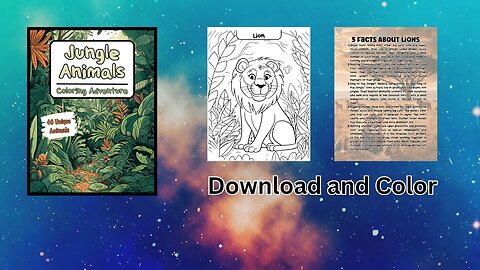 Jungle Coloring Pages with Fun Facts: Free Download, Print, Color