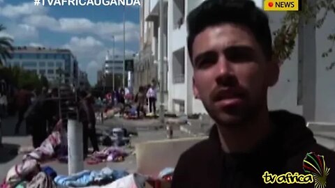 THE TUNISIA MIGRANT CRISIS: Tunisian police dismantle refugee camp outside UNHCR headquarters