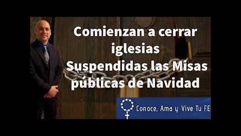 😱 Comienzan a cerrar las iglesias 🚫 Suspendida Misas públicas de Navidad🎄Lobos disfrazados de ovejas