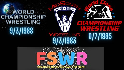 Classic Wrestling: NWA WCW 9/3/88, Mid-South Wrestling 9/3/83, WCCW 9/7/85 Recap/Review/Results