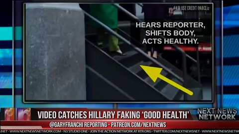 'BREAKING: VIDEO CATCHES HILLARY FAKING ‘GOOD HEALTH’ AHEAD OF DEBATE' - 2016