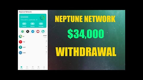 Neptune Network New Update Today || TRX Giveaway || $34,000 Earning Proof