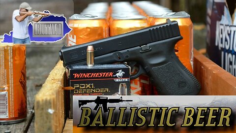 Beer Ballistics #4 .40 S&W Hollow Point