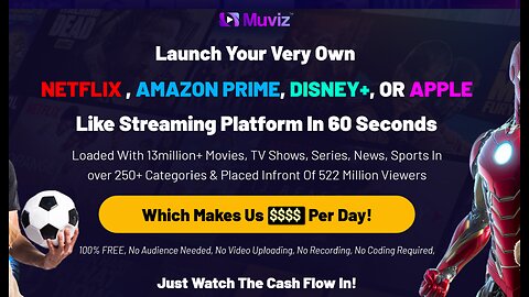 Muviz Software Explained: launch Your Own Streaming Platform in 60 Seconds