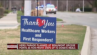 "Hero Parade" planned at Beaumont Grosse Pointe as nonprofit donates meals