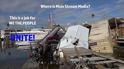 HURRICANE HELENE - WHERE IS MAIN STREAM MEDIA? PINELLAS COUNTY FLORIDA