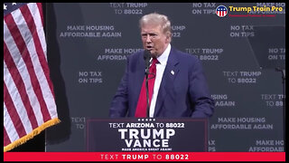 Trump Rally in Arizona: President Trump in Tucson, AZ