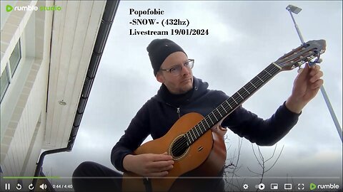 Popofobic - SNOW - (432hz) Livestream 19/04/2024