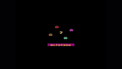 Ms. Pac-Man (2600 - 1982) gameplay, all modes, recorded at 30 fps