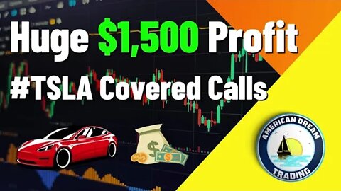 Huge $1,500 Profit Tesla Covered Calls Stock Market