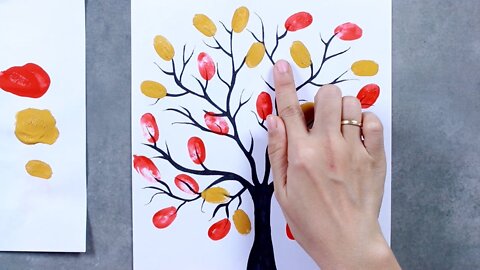 EASY FINGER PAINTING IDEAS / FINGERPRINT IDEAS