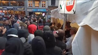 Protesters in Luxembourg Invade A Vaccine Passport Only Market