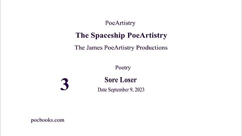 3 Space Ship PoeArtistry Sore Loser