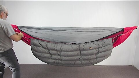 Attach underquilt to hammock