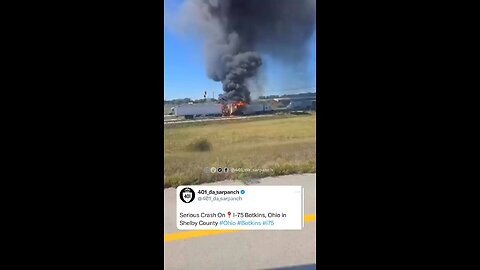 I75 Shelby County Semi Truck Crash In Ohio