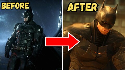 Batman Arkham Knight ( The Batman Skin Gameplay)