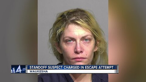 Standoff suspect charged in escape attempt