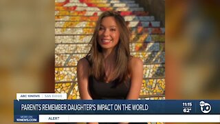 Parents remember daughter's impact on the world