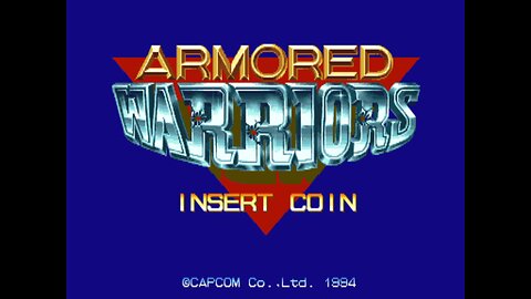 Armored Warriors, Arcade Game, Capcom 1994, playthrough