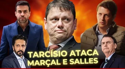 TARCÍSIO ATACA MARÇAL E RICARDO SALLES - DESESPERO? SE O NUNES PERDER A CASA CAI PRO GOVERNADOR!