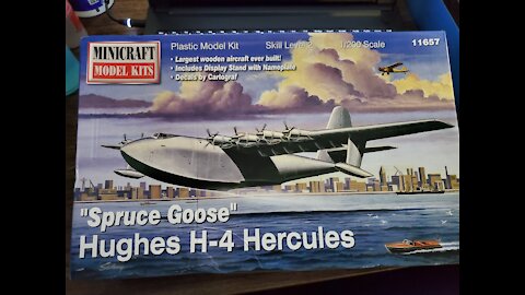 Spruce Goose, 1:200 build