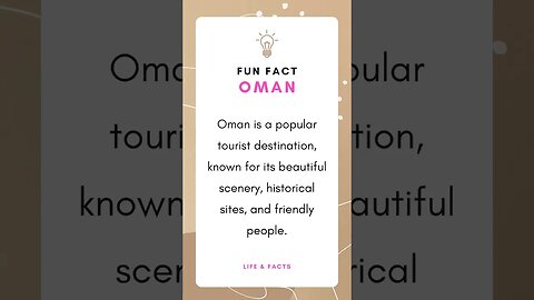 Fun Facts Oman