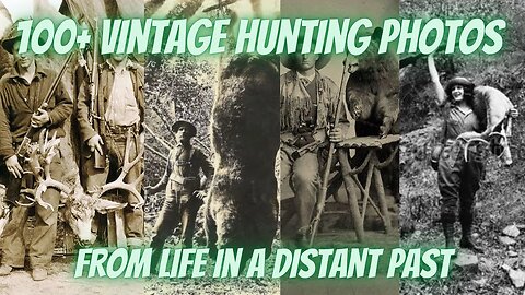 Vintage hunting photos part 2 | 100+ antique photos of hunting in days gone by