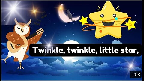 Twinkle twinkle little star! kids education video?