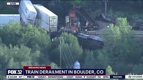 Large Train Derailment In Boulder, Colorado After Two Trains Collided…Fuel Leaked Into Boulder Creek