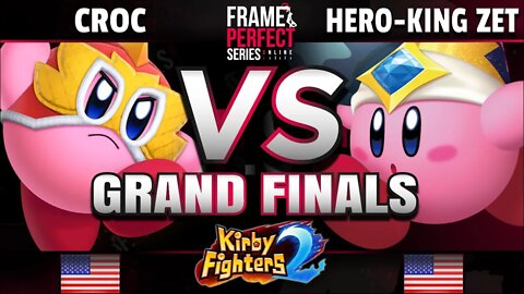 FPS6 Online Grand Finals - Croc (Wrestler) vs. Hero-King Zet (Bomb) - Kirby Fighters 2