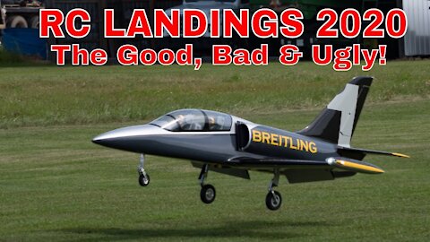 AWESOME RC LANDINGS 2020 - Good, Bad and Ugly - RC Jets Airplanes