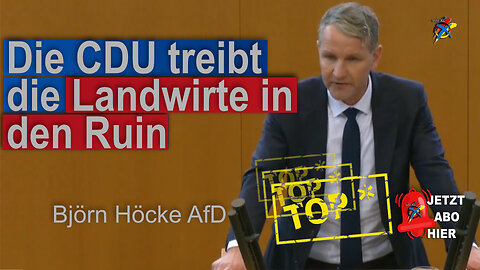 Die CDU treibt die Landwirte in den Ruin