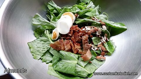 Keto Bacon Salad with Ranch Dressing