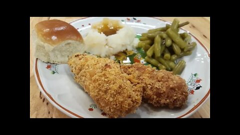 Fried Chicken Without A Skillet - Perfect Oven Fried Chicken No Mess - The Hillbilly Kitchen