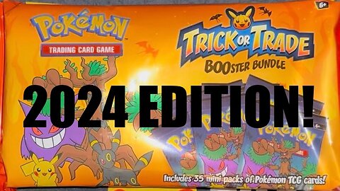 Taking a Look at the 2024 Pokemon Trick or Trade BOOster Bundle! | Not Bad for $15.99 @ Walmart!