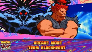 Marvel Super Heroes VS. Street Fighter: Arcade Mode - Team Blackheart