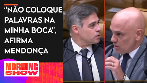 Mendonça e Moraes batem boca durante julgamento de réu do 8 de Janeiro