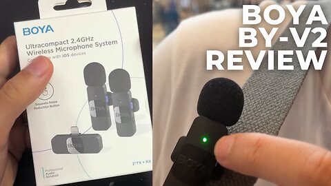 BOYA BY-V2 Wireless Microphone Unboxing & Review! Best Budget Wireless Microphone?