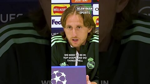 'We've played here before and we did well. I hope tomorrow we can do the same!' | Luka Modric