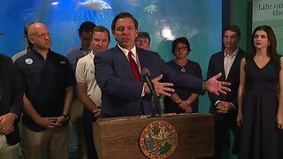 Press Conference: Gov. DeSantis announces increase in fines for polluting water