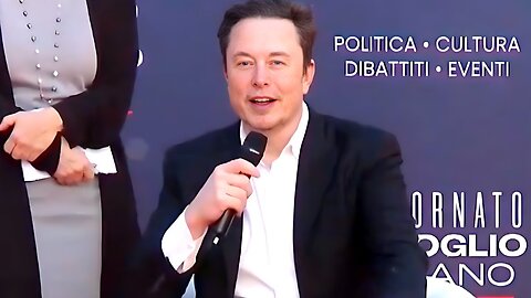 Elon Musk Speaks in Atreju, Italy, December 2023