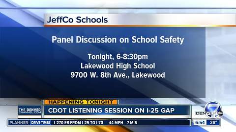 Jeffco Schools holds panel discussion on school safety