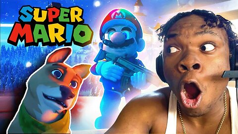 "MARIO" Fortnite Winterfest 2022 | REACTION