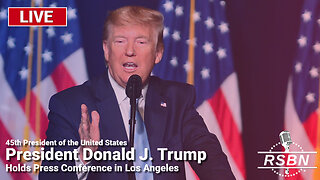 LIVE: President Trump Holds Press Conference in Los Angeles - 9/13/24